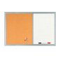 Lavagna doppia sughero Bi-Office bianco 60 x 40 cm