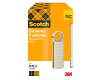 Nastro adesivo Scotch 508 Resistente all'umidità polipropilene 15 mm x 66 m trasparente 10 unità