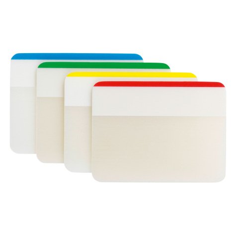 Post-it Index Strong Filing Tabs 50.8 x 38 mm Assorted 6 x 4 Pack