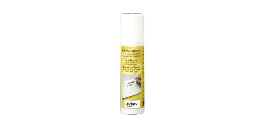 Spray rimuovi etichette Avery - 150 ml - realizzato con componenti di origine naturale