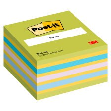 Cubo Post-it Neon Verde 76 x 76 mm da 450 fogli