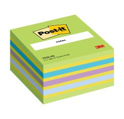 Cubo Post-it Neon Verde 76 x 76 mm da 450 fogli