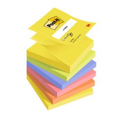 Ricariche Post-it a Z colori assortiti 76 x 76 mm 6 unità da 100 fogli