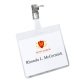 DURABLE Standard Name Badge with Swivel Clip Landscape 90 x 60 mm Pack of 25