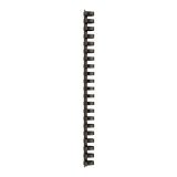 GBC Plastic Binding Combs Black 19 mm 165 Sheets A4 Pack of 100