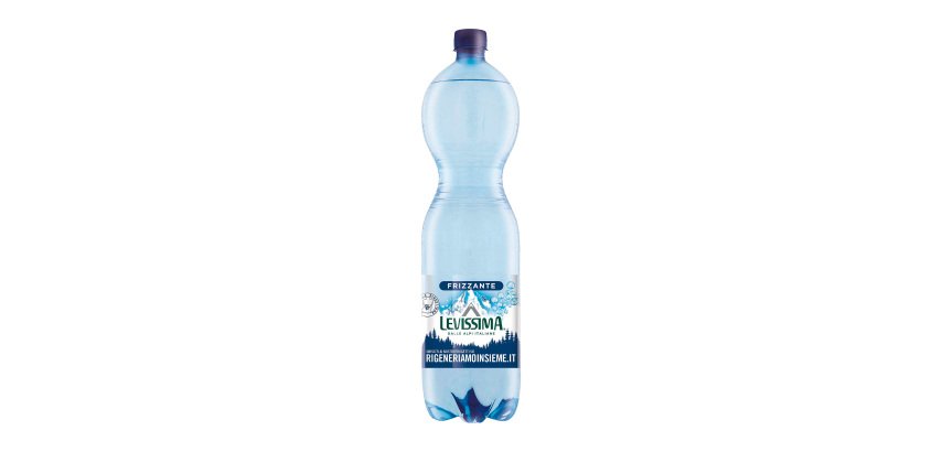 Acqua minerale frizzante Levissima 6 bottiglie RPET 1,5 L