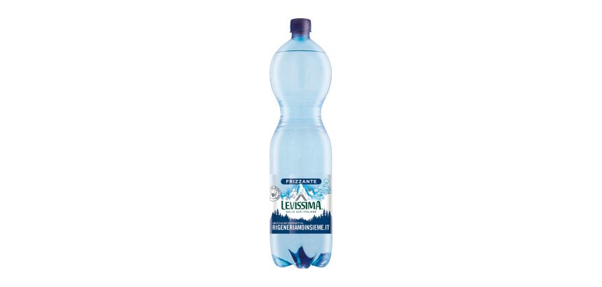 Acqua minerale frizzante Levissima 6 bottiglie RPET 1,5 L
