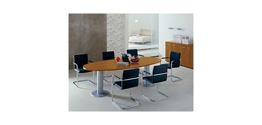Tavolo riunioni Ovale Miami l 240 x p 110 x h 73.5 cm