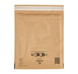 Buste imbottite Sealed Air E/2 - 22 x 26 cm - 79 g/m² avana senza finestra chiusura autoadesiva -10 unità