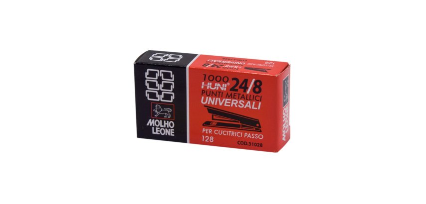 Punti metallici MOLHO LEONE 24/8 1.000 pezzi