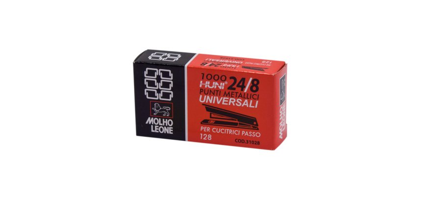 Punti metallici MOLHO LEONE 24/8 1.000 pezzi