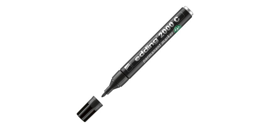 edding 2000c Permanent Marker Bullet Black