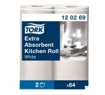 Rotoli da cucina ultra-assorbenti Tork 2 Strati 2 rotoli da 64 strappi