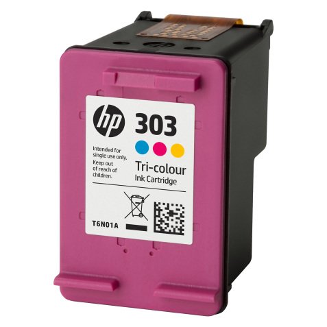 Cartuccia inchiostro HP 303 ciano, magenta, giallo T6N01AE