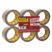 Nastro da imballo Scotch® HEAVY marrone, 50 mm x 66 m, 6 rotoli