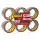 Scotch Packaging Tape Heavy 50mm x 66m Brown 6 Rolls