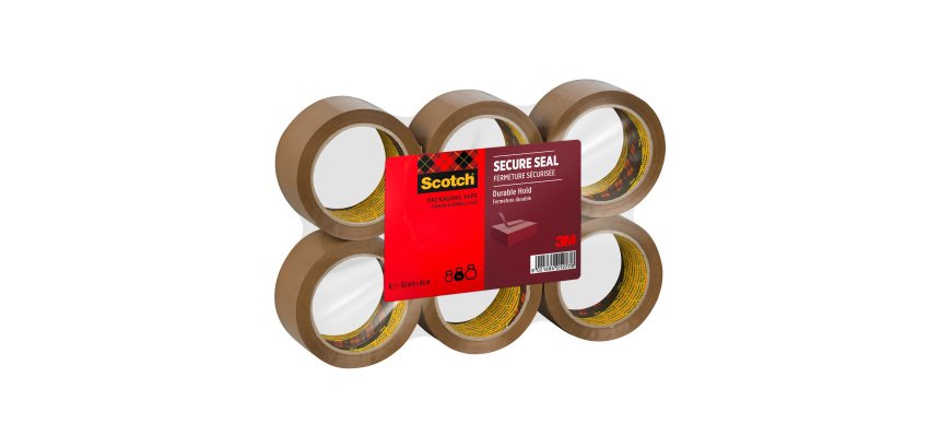 Scotch Packaging Tape Heavy 50mm x 66m Brown 6 Rolls