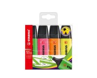 Evidenziatori STABILO Boss Original punta a scalpello assortiti 4 pezzi