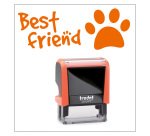 Timbro Trodat Printy 4912 "Best friend" arancione