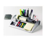 Post-it Desk Organiser C50 Plastic Silver 25.6 x 16.6 x 6.8 cm