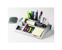 Post-it Desk Organiser C50 Plastic Silver 25.6 x 16.6 x 6.8 cm