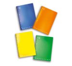 Quadernoni Pigna Monocromo Fluo Assortiti A quadretti 5 mm microperforazione A4 29,7 x 22 cm 80 g/m² 5 per Confezione