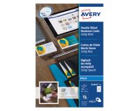 Avery C32015-25 Business Cards 85 x 54 mm 260gsm White Pack of 200