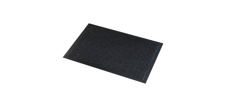 Tappeto d'ingresso grattante Paperflow Polipropilene, Vinile nero 900 x 600 mm