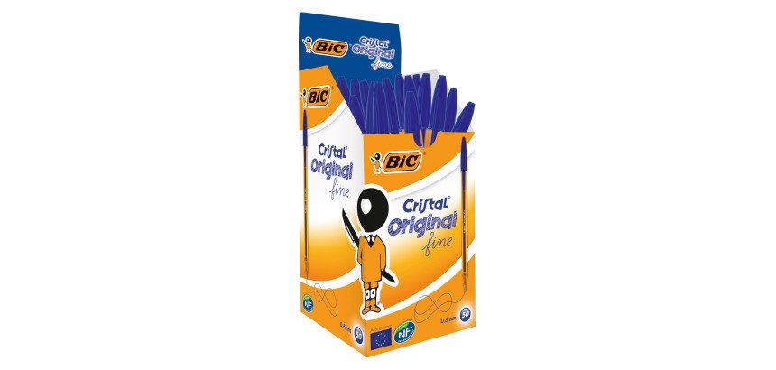 Penne sfera BIC Cristal Fine in Conf da 50 pezzi 