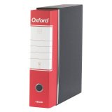 Registratore Protocollo dorso 8 cm Oxford Esselte in cartone 2 anelli A4 rosso