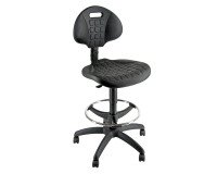 Sgabello Disegnatore Poliuretano Nero