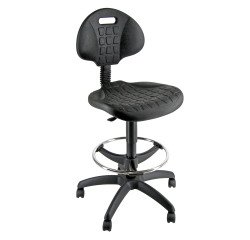 Sgabello Disegnatore Poliuretano Nero