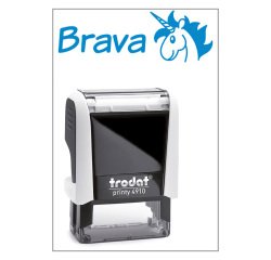 Timbro Trodat Printy 4910 "Brava" bianco