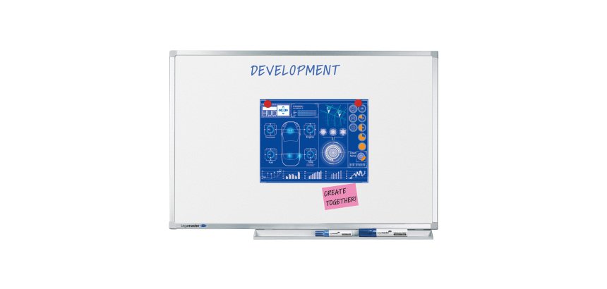 Lavagna bianca magnetica Legamaster Professional Smaltato magnetico 180 x 120 cm