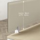 Schermo fonoassorbente Turtledove 160 tortora 280 x 430 mm
