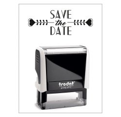 Timbro Trodat Printy 4912 "Save The Date" verde