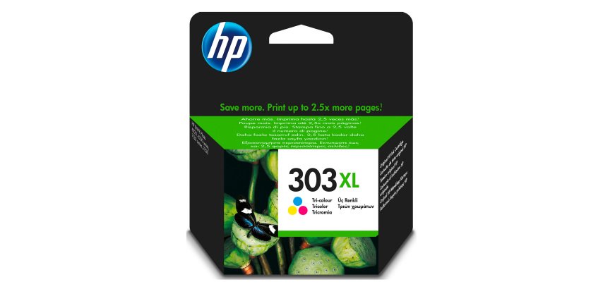 Cartuccia inchiostro HP originale 303xl ciano, giallo, magenta t6n03ae