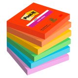 Post-it Super Sticky Playful 76 x 76 mm 6 unità da 90 fogli