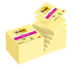 Ricariche Post-it Super Sticky a Z Giallo Canary 76 x 76 mm 12 unità da 90 fogli