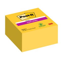 Cubo Post-it Super Sticky Giallo Oro 76 x 76 mm da 350 fogli