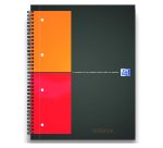 Oxford International A4+ Assorted Poly Cover Notebook Squared 80 Sheets