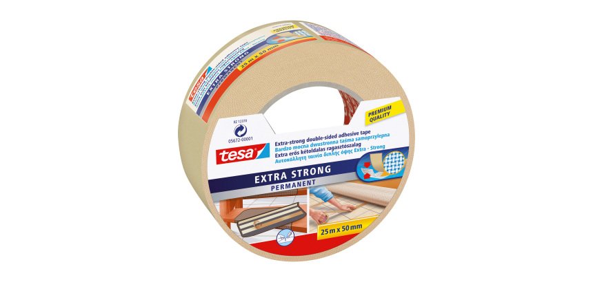 Nastro biadesivo tesa Extra strong Bianco 50 mm x 25 m