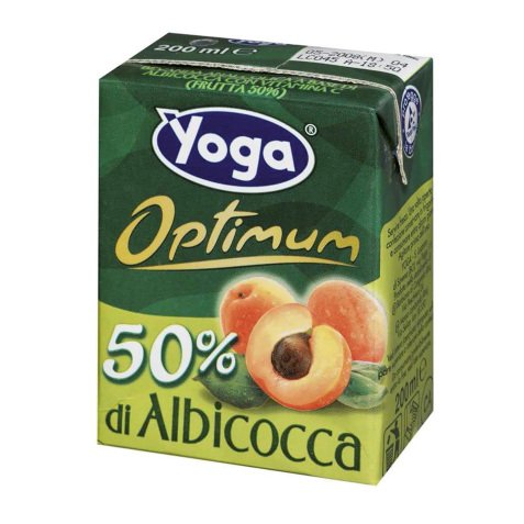 Succhi di frutta Yoga Albicocca 24 unità da 200 ml