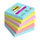 Post-it Miami Super Sticky Notes 76 x 76 mm Assorted Colours Square 6 Pads of 90 Sheets