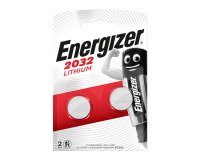 Energizer Button Cell Batteries CR2032 3V Lithium Pack of 2