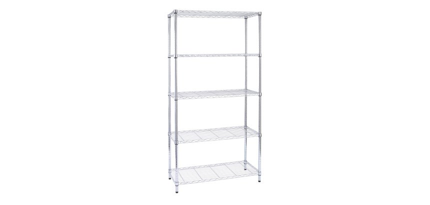 Scaffale Cromato 5 ripiani 360 x 900 x 1.770 mm