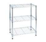 Scaffale Cromato 3 ripiani 360 x 600 x 750 mm