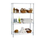 Scaffale Cromato 4 ripiani 360 x 600 x 750 mm