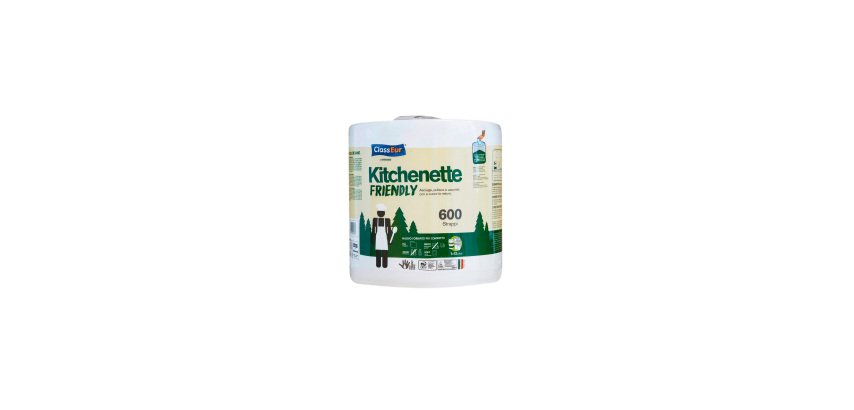 Bobina asciugatutto Kitchenette Friendly - 2 veli - 600 strappi