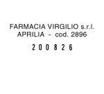 Datario Trodat Professional 5460FARM per Farmacia data in numeri + 2 righe 56 x 33 mm nero